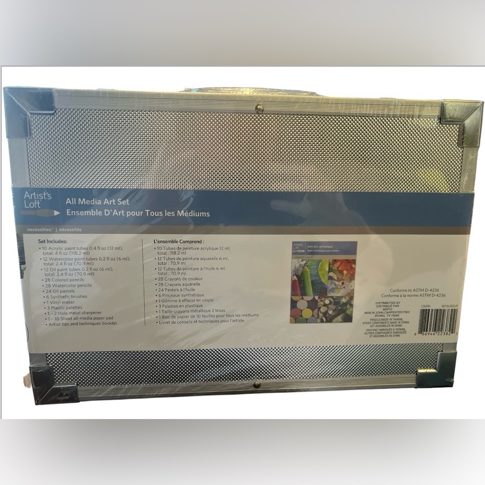 Brand New / never opened -126 pc. Drawing Art Set by Artist's Loft™ Necessities™ - Picture 4 of 12